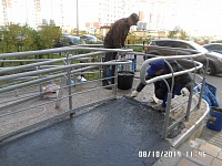 ул.Пионерская, д.30, корп.6- ремонт основания пандуса в 5 подъезде 
