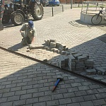 ул. Пионерская д.30.к.6 -ремонт брусчатки