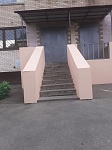 ул.Летная, д.34, к.1 - 2 подъезд - ремонт, окраска входной группы