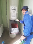 ул. Пионерская, д.30 к.6 - покраска клапанов мусоропровода