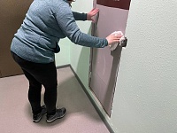 Уборка пожарных шкафов в рамках генеральной уборки. Исаева 9