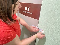 Опечатка пожарных шкафов на этажах, там где пожарные краны и гидранты. ул. Исаева д.9. Подъезд 1,2,3