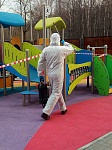 Дезинфекция детской площадки у дома 30 корп.9 по ул. Пионерская