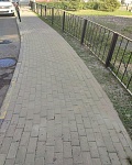 ул. Пионерская д.30, к6, 7 ремонт брусчатки