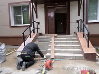 ул.Пионерская, д.30 - ремонт крыльца