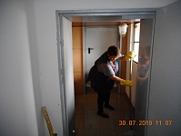 Пионерская д.30 корп.9 выполнена уборка на техническом этаже