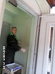 Окраска дверных блоков центрального и запасного выхода в 4 подъезде дома 30 корп.6 по ул. Пионерская