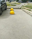 ул. Горького д.12 установка полусфер