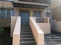г.Мытищи, ул. Летная, д.34 к.1 покраска входной группы 